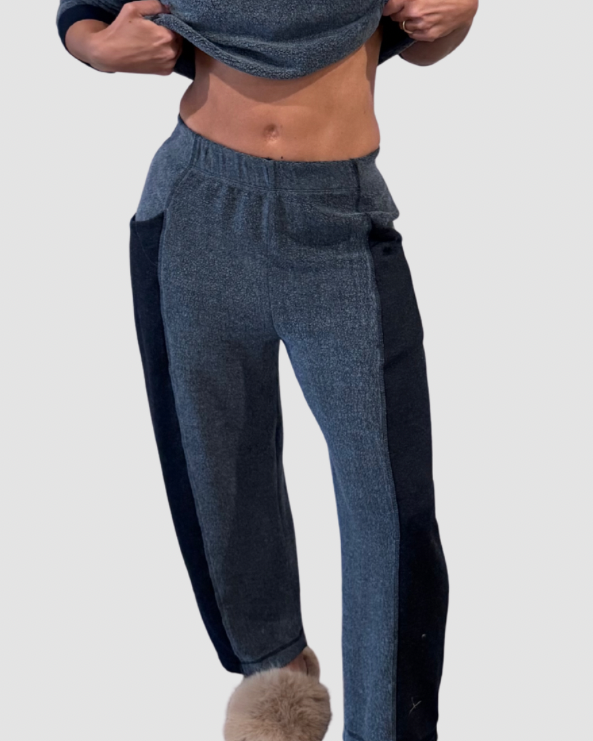 STATESIDE Plush Fleece Barrel Pant